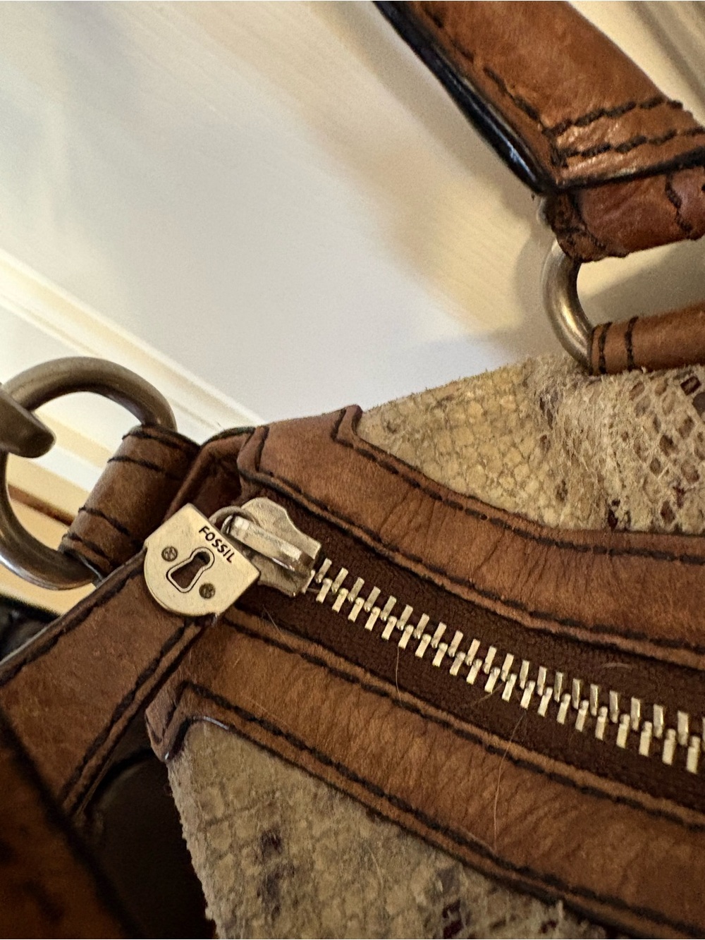 Fossil Maddox Python Satchel - Picture 9 of 14